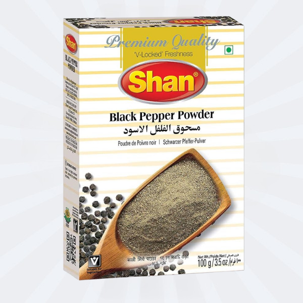 Black Pepper Powder (Shan) 100gm