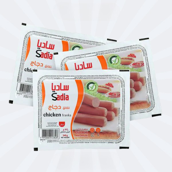 Chicken Sausage / Frank (Sadia) BIG *3X375gm*